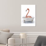 " Bathtub Flamingo "