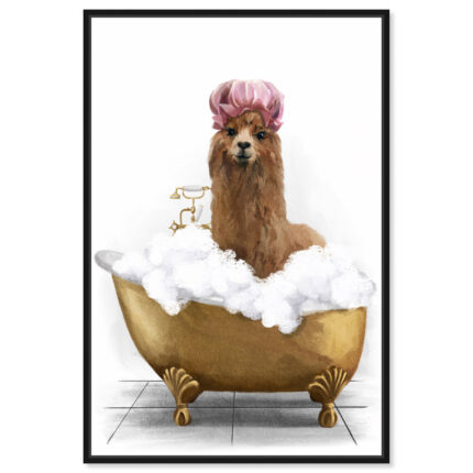 ” Bathtub Llama “ - Chic Decora