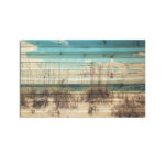 "Beach Sand Dunes" Photograph Print on Planked Wood Wall Art - Image 7