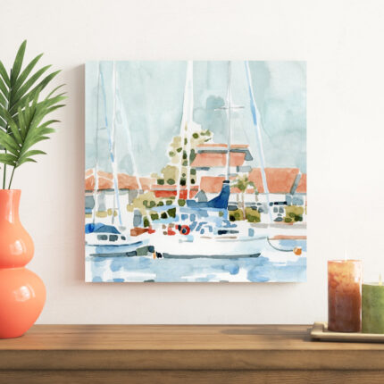 ” Beach Town Summer I ” by Emma Caroline - Chic Decora
