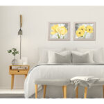 " Beautiful Gray And Yellow Flower " by Pamela Gladding 2 - Pieces - Image 3