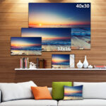 " Beautiful Sunrise Over Blue Sea " - Image 3