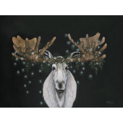 ” Berry Christ-Moose ” by Hollihocks Art - Chic Decora