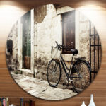 " Bicycle With Shopping Bag "