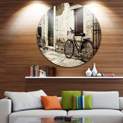 ” Bicycle With Shopping Bag “ - Chic Decora