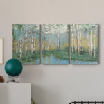 " Birch River Reflections " 3 - Pieces - Image 4
