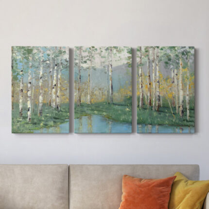 ” Birch River Reflections ” 3 – Pieces - Chic Decora