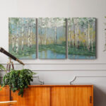 " Birch River Reflections " 3 - Pieces - Image 2