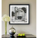 " Black And White Barn I " - Image 4