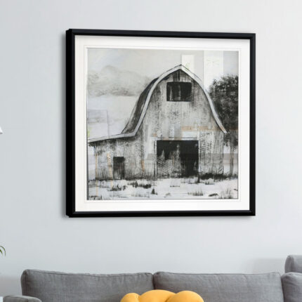 ” Black And White Barn II “ - Chic Decora