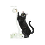 " Black Cat And Toilet Paper " by Alexey Dmitrievich Shmyrov Painting Print - Image 4