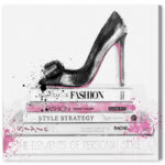 " Black Shoe And Pink Lady Books " - Image 5