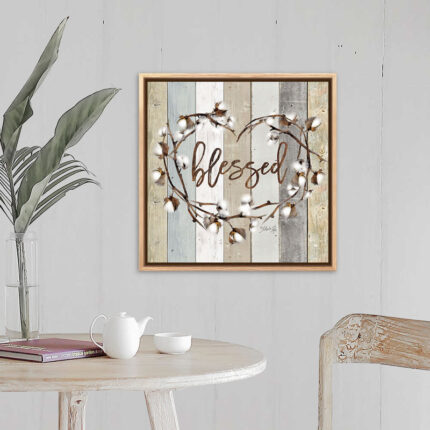 ” Blessed Cotton Wreath ” by Marla Rae - Chic Decora