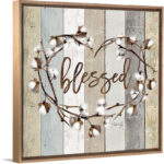 " Blessed Cotton Wreath " by Marla Rae - Image 2
