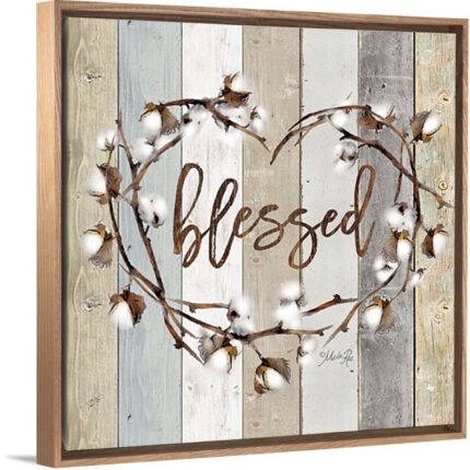 ” Blessed Cotton Wreath ” by Marla Rae - Chic Decora