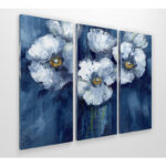 " Blooming Poppies " 3 - Pieces - Image 2