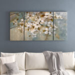 " Blossoms Of May " 3 - Pieces Painting Print