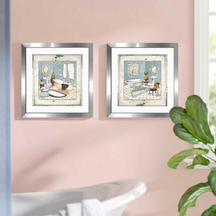 ” Blue Bath ” 2 – Pieces - Chic Decora