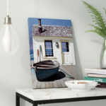 " Blue Boat On Deck " by Zhen-Huan Lu