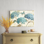 " Blue Garden I " by Daphne Brissonnet