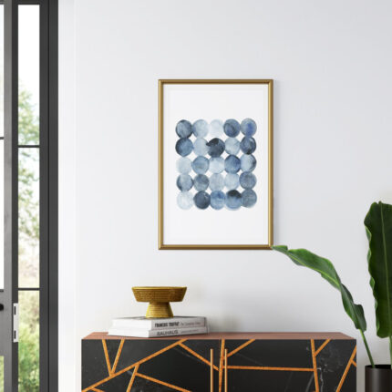” Blue Gray Density I “ - Chic Decora