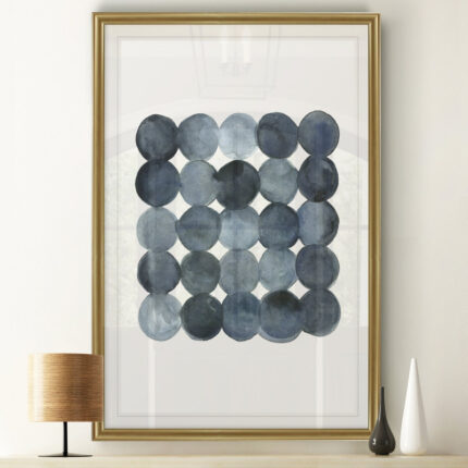 ” Blue Gray Density I “ - Chic Decora