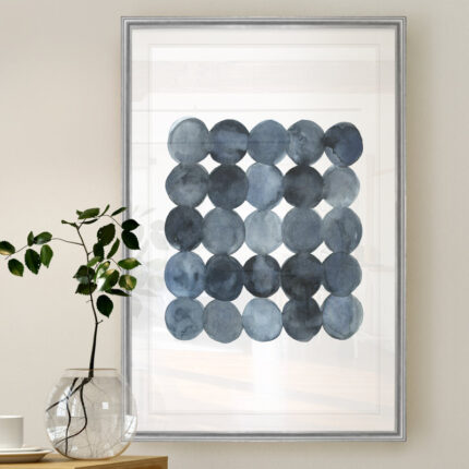 ” Blue Gray Density II “ - Chic Decora