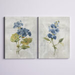 " Blue Linen Geranium " 2 - Pieces - Image 2