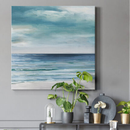 ” Blue Silver Shore II “ - Chic Decora