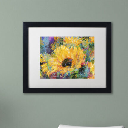 ” Blue Sunflowers ” by Richard Wallich - Chic Decora