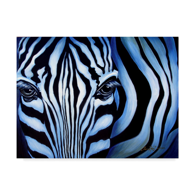 ” Blue Zebra ” by Cherie Roe Dirksen - Chic Decora
