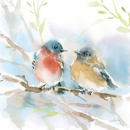 ” Bluebird Pair In Spring ” by Katrina Pete - Chic Decora