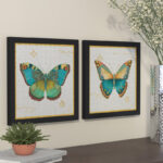 " Bohemian Wings Butterfly VA " 2 - Pieces