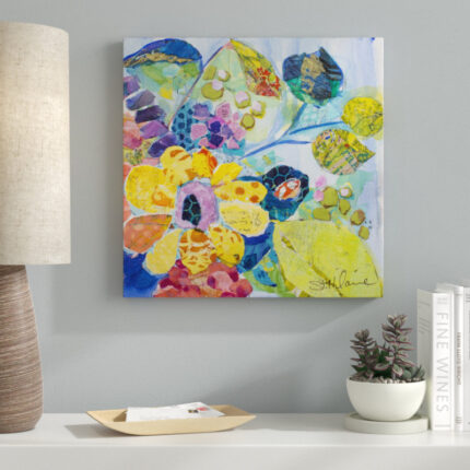 ” Bold Blooms VI ” by Elizabeth St. Hilaire Painting Print - Chic Decora