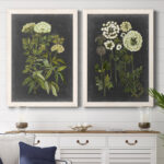 " Bookplate Floral I " 2 - Pieces