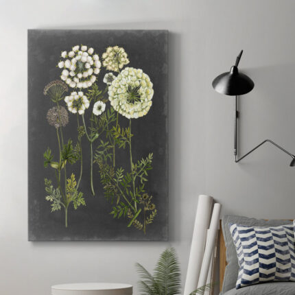 ” Bookplate Floral II ” Painting Print - Chic Decora