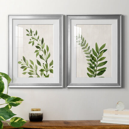 ” Botanical Wash I ” 2 – Pieces - Chic Decora