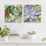 " Brilliant Succulents III/IV " by Norman Wyatt Jr. 2 - Pieces