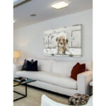 " Bubble Bath Puppy " by Eyre Tarney Painting Print - Image 3