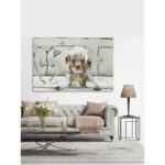 " Bubble Bath Puppy " by Eyre Tarney Painting Print - Image 4