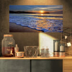 " Calm Seashore With Blue Waves " - Image 7