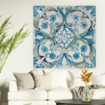 " Caribbean Tile I Acrylic "