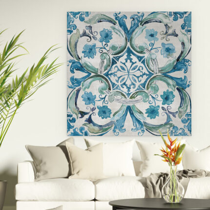 ” Caribbean Tile I Acrylic “ - Chic Decora