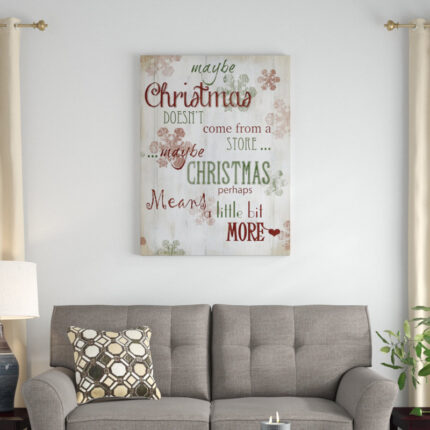 ” Christmas Means More Type ” by Carol Robinson - Chic Decora