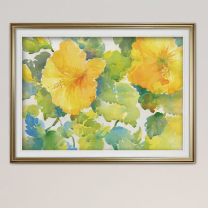 ” Citrus Hibiscus “ - Chic Decora