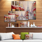 " Cityscapes Lovers In Paris Eiffel Tower " - Image 6