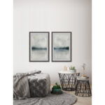 " Cloudy Lake " 2 - Pieces - Image 3
