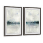 " Cloudy Lake " 2 - Pieces - Image 5