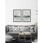 " Cloudy Lake " 2 - Pieces - Image 8