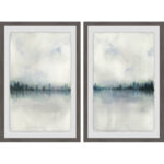 " Cloudy Lake " 2 - Pieces - Image 2